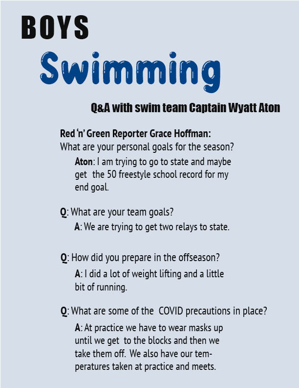 Boys Swimming Q&A