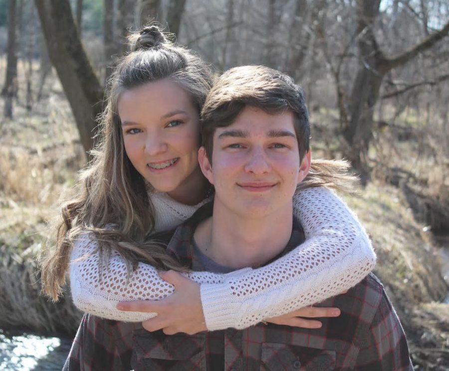 Both junior Colton Darnick and sophomore Kassandra Kassandra Krause love to be outdoors. The couple would often do many outdoor activities together in the summer and fall. “We really like to go fishing and hunting together,” Krause said. 