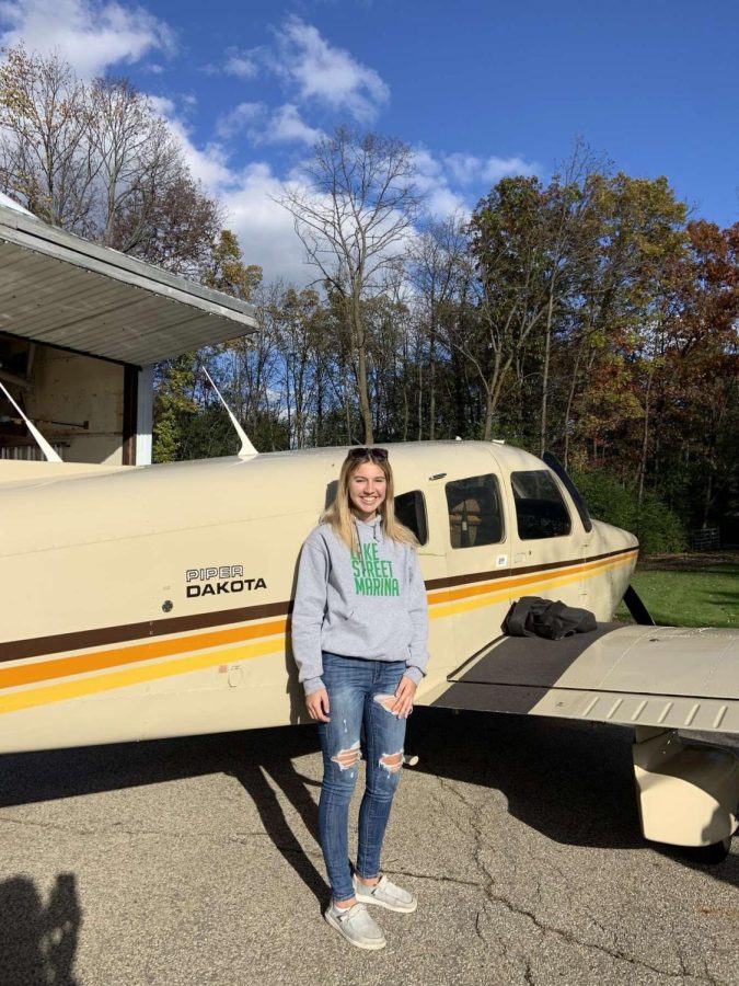 Senior Lucy Smith is graduating early to obtain her pilots license. The decision was an easy one for her to make. “During my free time I am going to work and fly around,” Smith said.