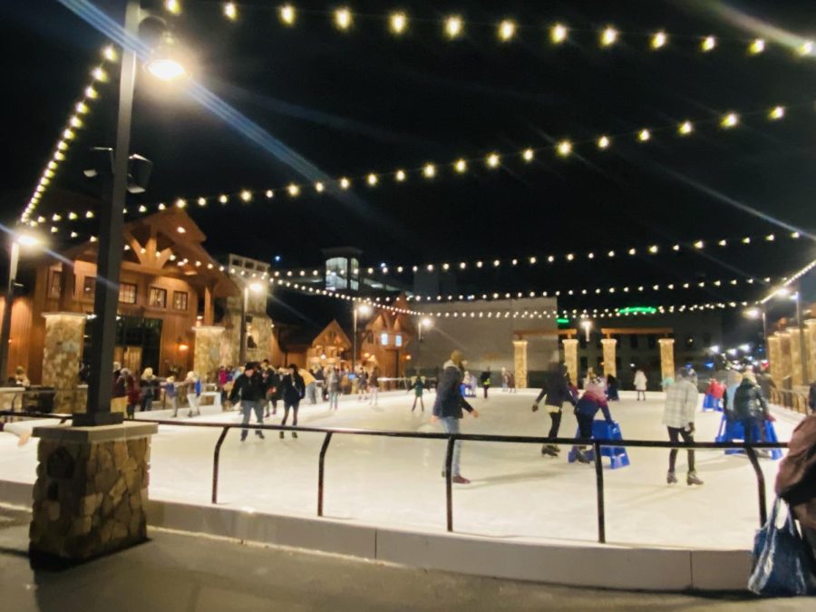 Skating at The Plaza at Gateway Park becomes a big hit. It has recently opened this year and will be open until March. 