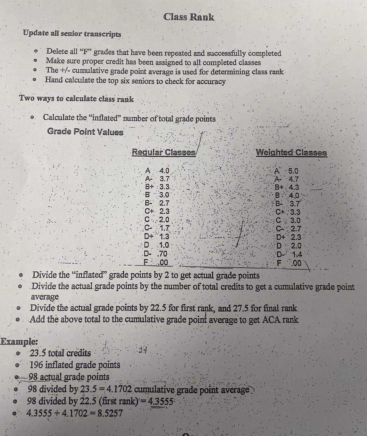 GPA Determines Class Rank The Red n Green gpa-determines-class-rank-the-red-n-green