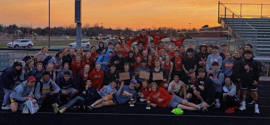 The track team won the first ever county meet last Thursday.