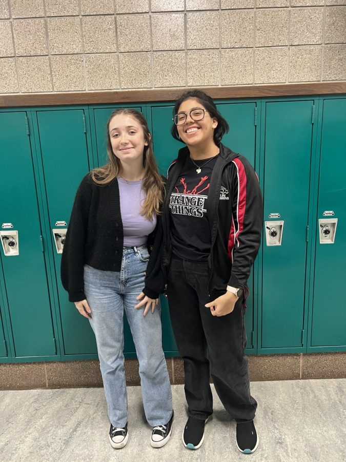Foreign exchange student Eglantine Duval comes from France and Argelia Sosa-Hernandez comes from Mexico. They say that they have enjoyed participating in sports and extracurriculars. 