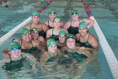 Girls swim team competes at conference