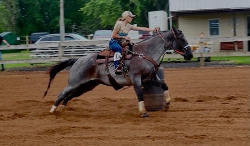  Hannah Bucholtz-Wizner rides at the Waukau Riding Club in Omro. 