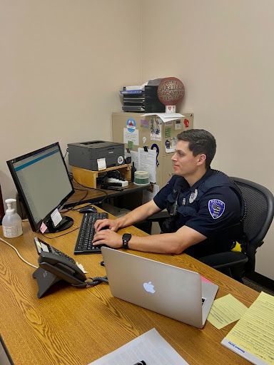 School Resource Officer Zach Plath joined the staff of Berlin High School. Officer Plath wants to get to know the public more. “I like to watch movies on the weekend in my free time. My favorite are action and comedy,” Officer Plath said. 
