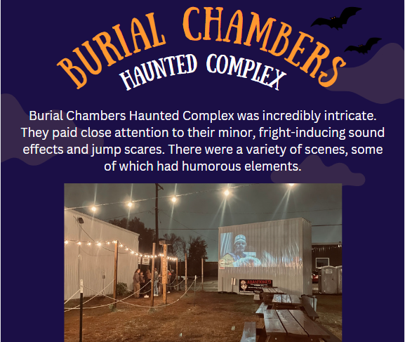 The Red n Green visited Burial Chambers Haunted Complex. This is our review.