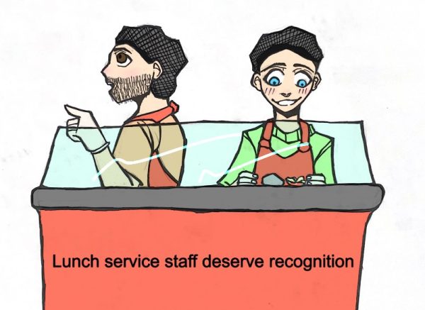 The Red n’ Green staff believes that the lunch service staff deserves more recognition for their hard work.  