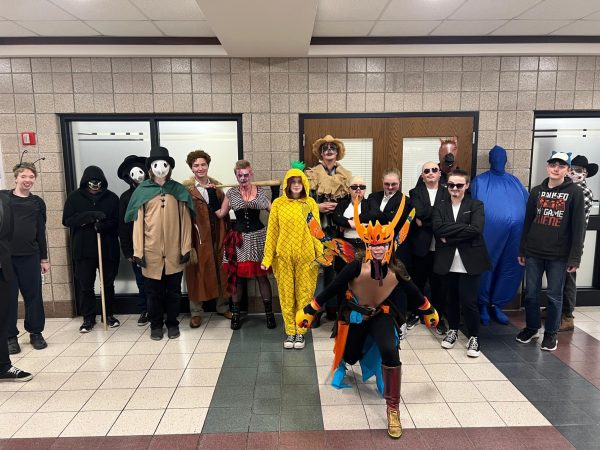 The annual costume contest was held by Student Council on Oct. 31 and this was held in the commons.

