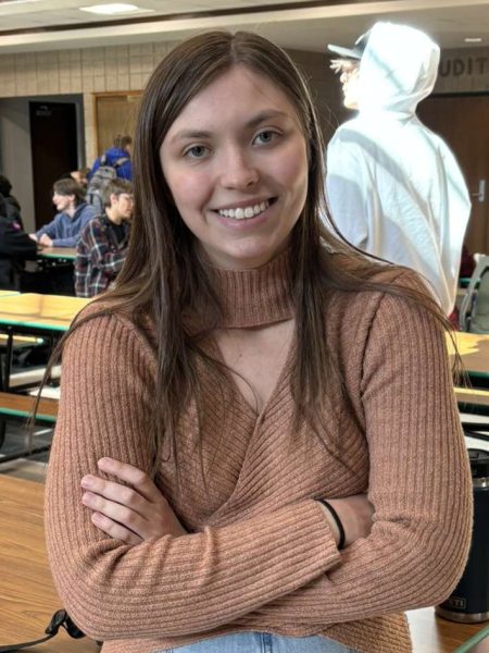 Senior Emma Latza is taking the DIY Living class. Shes currently working on an electric unit.  So far we’ve done a unit on drywall. Fixing that. Installing different appliances into the wall. We worked on plumbing. How to fix common appliances like sinks, toilets, showers, Latza said.