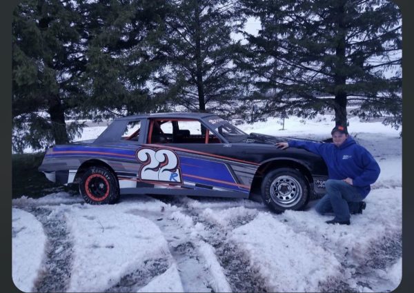 Junior TJ Reichenberger races street stock cars competitively. He races every Tuesday on the raceway at Beaver Dam. He competes to win for his family and the hobby he loves.
