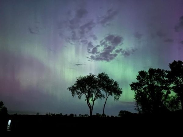 The Northern Lights were visible here in Berlin on May 10-12.