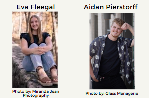 Fleegal, Pierstorff, chosen as October Students of the Month