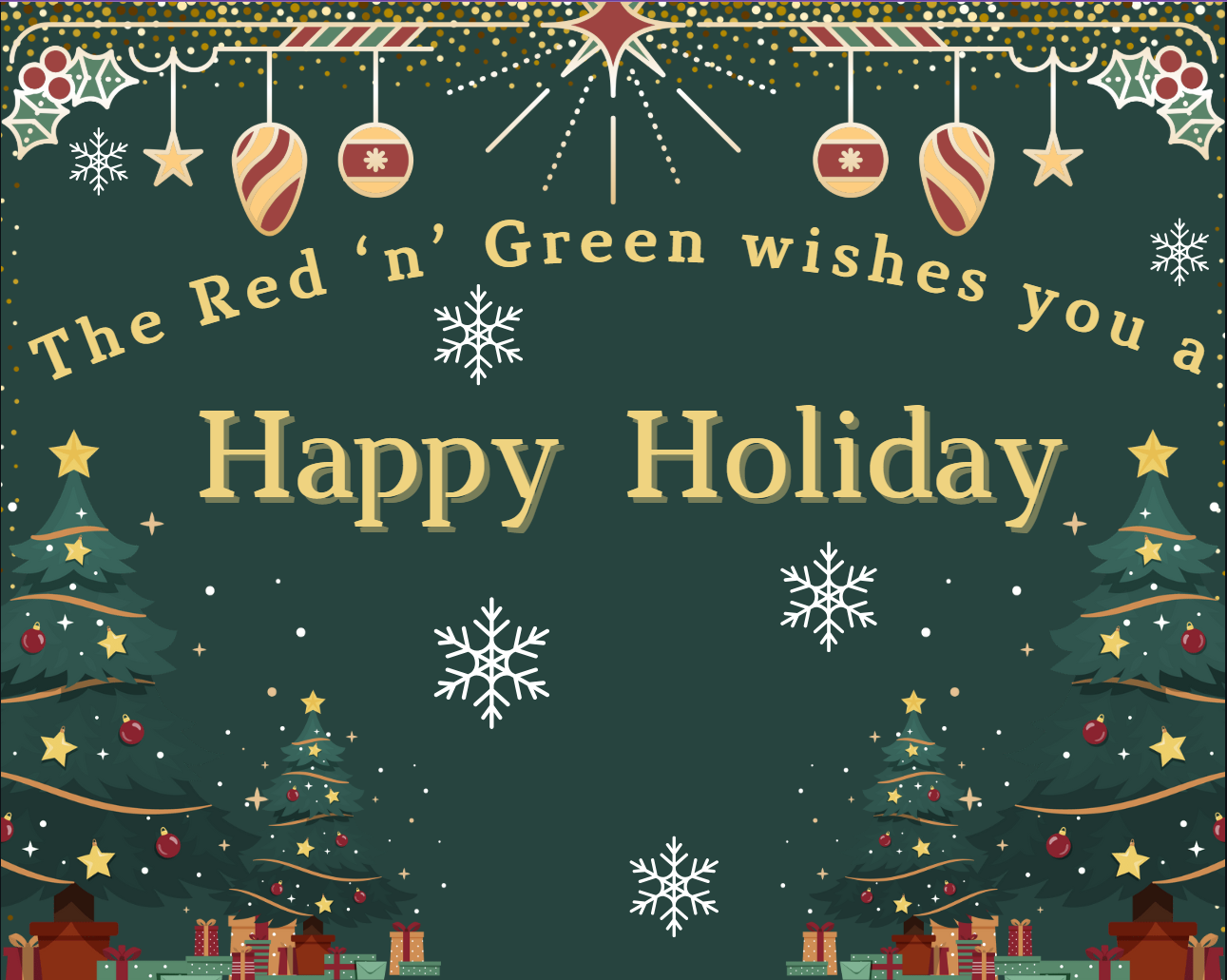 Holiday Message From the Red 'n' Green