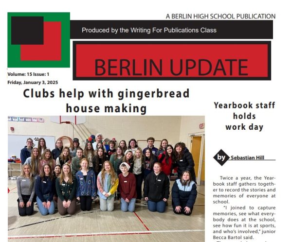 The Writing for Publications class created a newsletter with news, feature, entertainment, and sports articles about happenings at BHS.