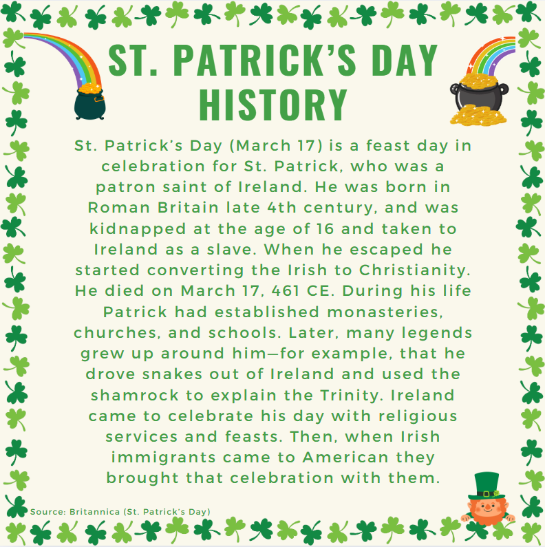 St. Patrick's Day History