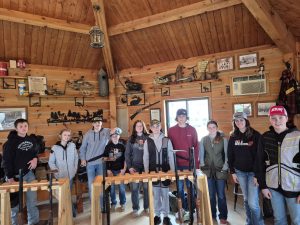 The trap team gets ready for the opening season, which began on March 8. The BHS team takes on shooting clay pigeons at The Berlin Conservation Club.  