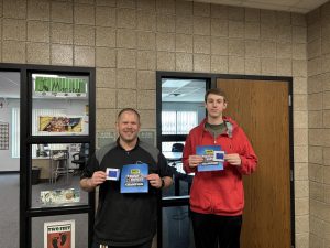 Student and teacher champions, Conrad Van Ornum, and Jared Marshall accepted their awards of Walmart gift cards for winning the bracket challenge.

























































































