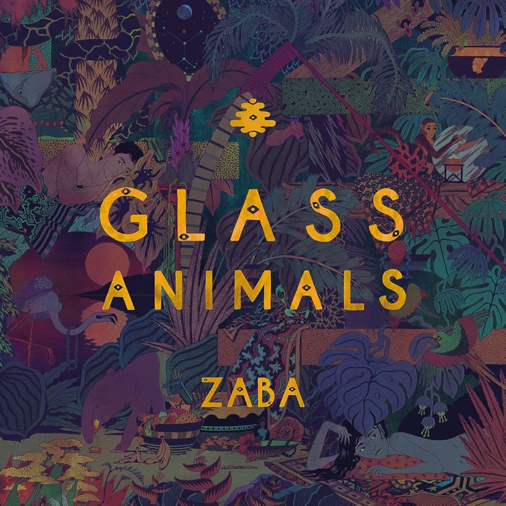 The album cover of “Zaba” by Glass Animals was created by artist Micah Lidberg. It is meant to evoke the feeling of being in a jungle, or a sort of tropical place, to reflect the music in the album.  