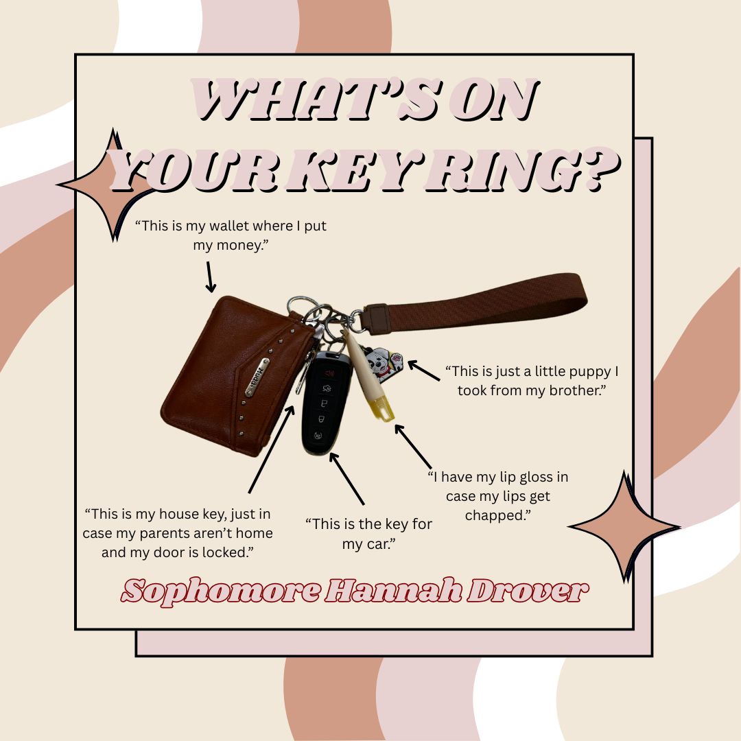 The Red 'n' Green spoke with sophomore Hannah Drover about what is on her key ring. 
