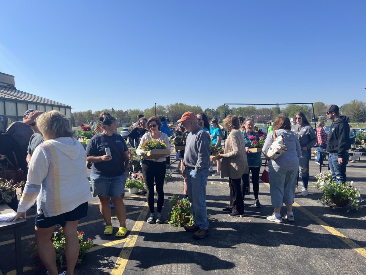 The FFA held a flower sale on May 10 in the high school parking lot. The sale made $11,183.91 in total.