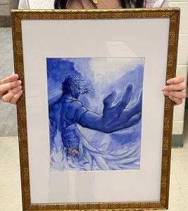 Freshman Eva Vang has been creating art for as long as she can remember, using many varieties of mediums and finding inspiration wherever she goes. The art piece shown above is one of her favorite creations. “This painting is titled ‘Light.’” It was inspired by the Greek story of Icarus; he was a boy who had wax wings and flew too close to the sun,” Vang said. 
