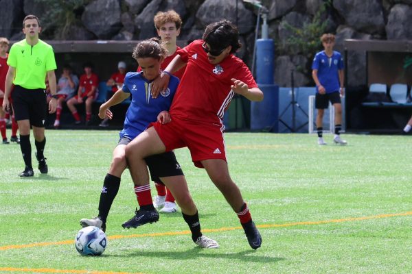 Freshman Josue Valtierrez Rodriguez (in red) has been playing soccer since the 2nd grade and has played for teams such as Wisconsin International Soccer in Spain and the YMCA. Valtierrez Rodriguez participated in last summer’s Donosti Cup held in Spain. Valtierrez Rodriguez shares his favorite aspects of Spain.  “The beaches, all the stores and the food,” Valtierrez Rodriguez said. 