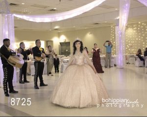 Senior Ana Deleon celebrates her quinceañera with her friends and family at City Inn, now Mastricolas, in Berlin, WI. 