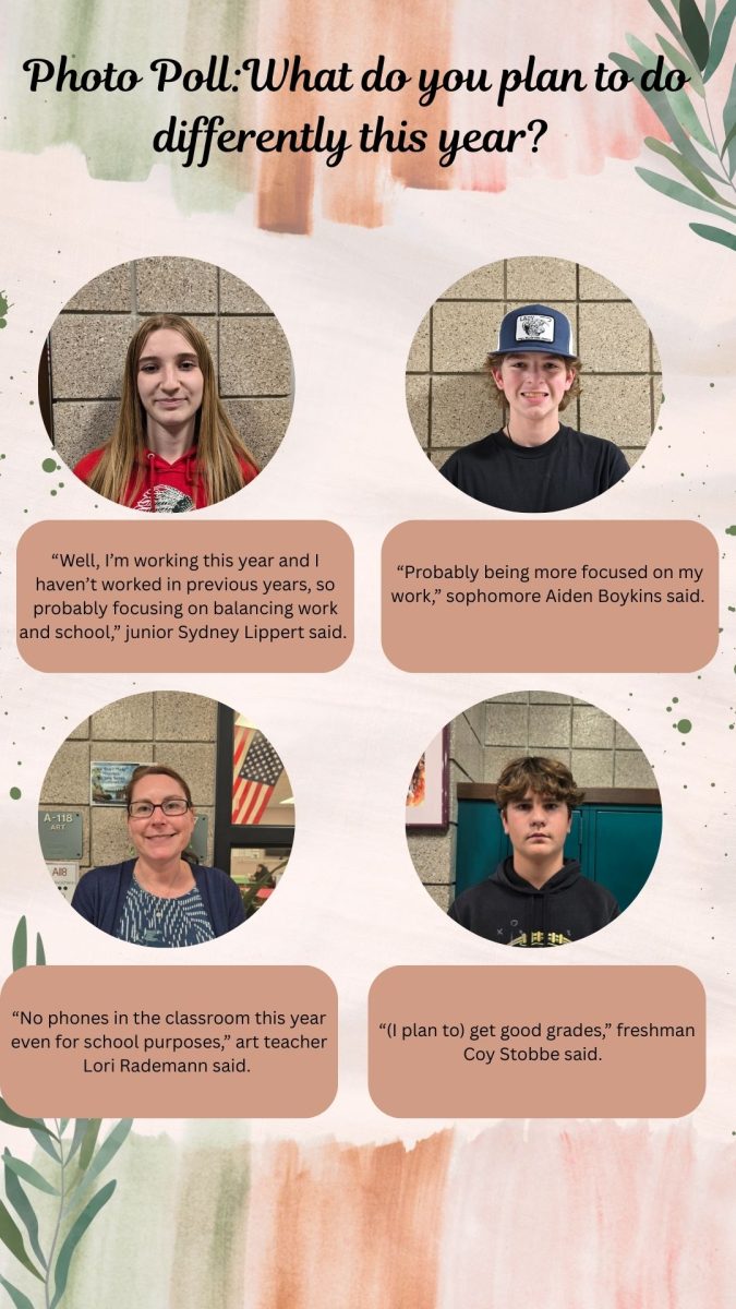 The Red 'n' Green asked people what they want to do differently this school year. 