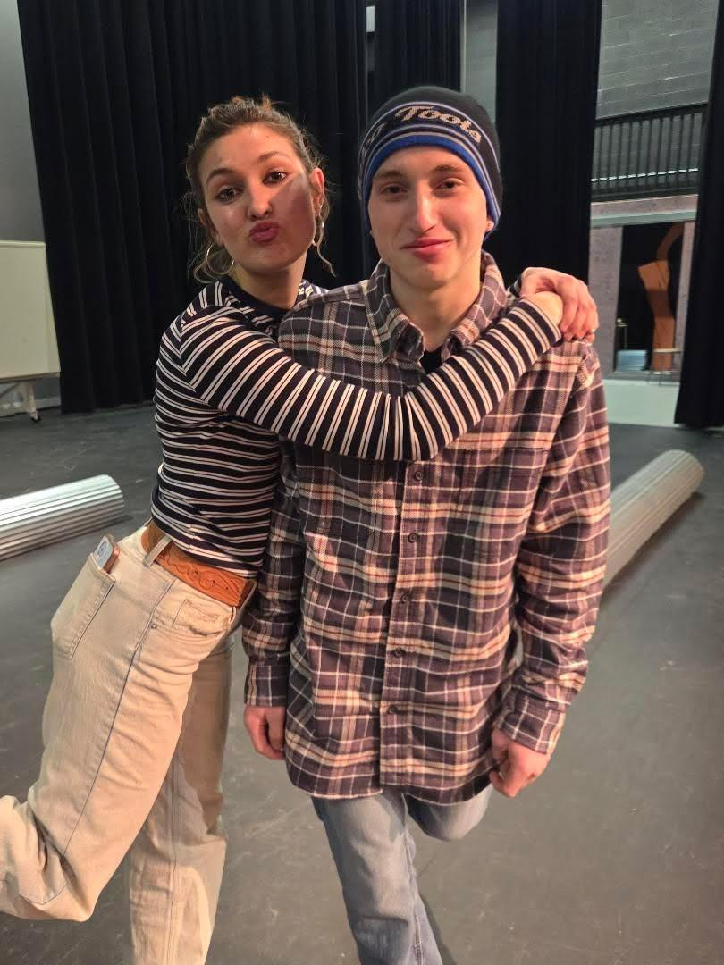 Seniors Garrett Lundt and Meradeth Reinsbach play as Romeo and Juliet in this year’s spring play’s “The Seussification of Romeo and Juliet”. “I couldn't believe I got Juliet. I thought I was going to get Mercutio or Tybalt or something so now I have to try to be a girly girl,” Reinsbach said. 
