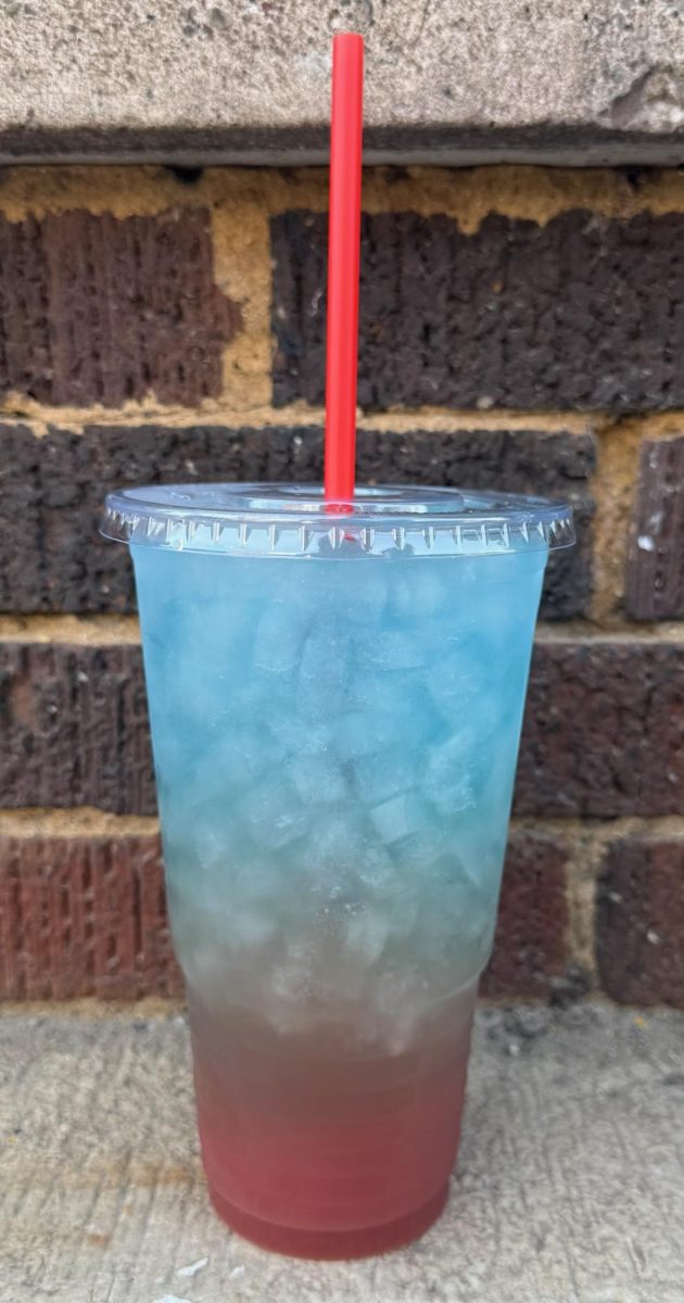 Peeps drink from the Easter menu at Cornutrition offers a mix of colors. The drink was tasty and well made. 4/5.
