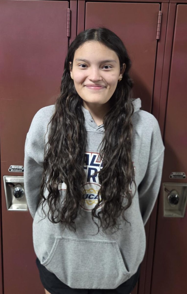 Freshman Gudalupe Rivera works at Mr and Mrs P’s in Ripon.  “My motivation to work  is just getting money and being able to spend that money on family that I love,” Rivera Said

