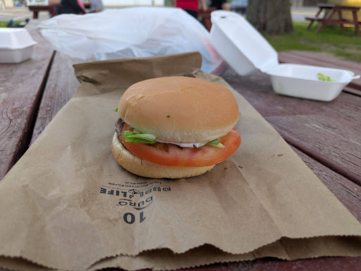 Shepard's California burger is $2.72, The California burger is a small size and the tartar sauce isn’t overwhelming.
