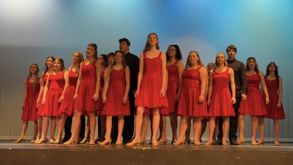 Show choir performed at 2026 Solo & Ensemble. “Earlier this year our performance consisted of two songs that we performed for judges at Solo & Ensemble,” freshman Arcenia Morales said. The group performed “Heart of Stone” from the Broadway musical “Six” for a starred first place.